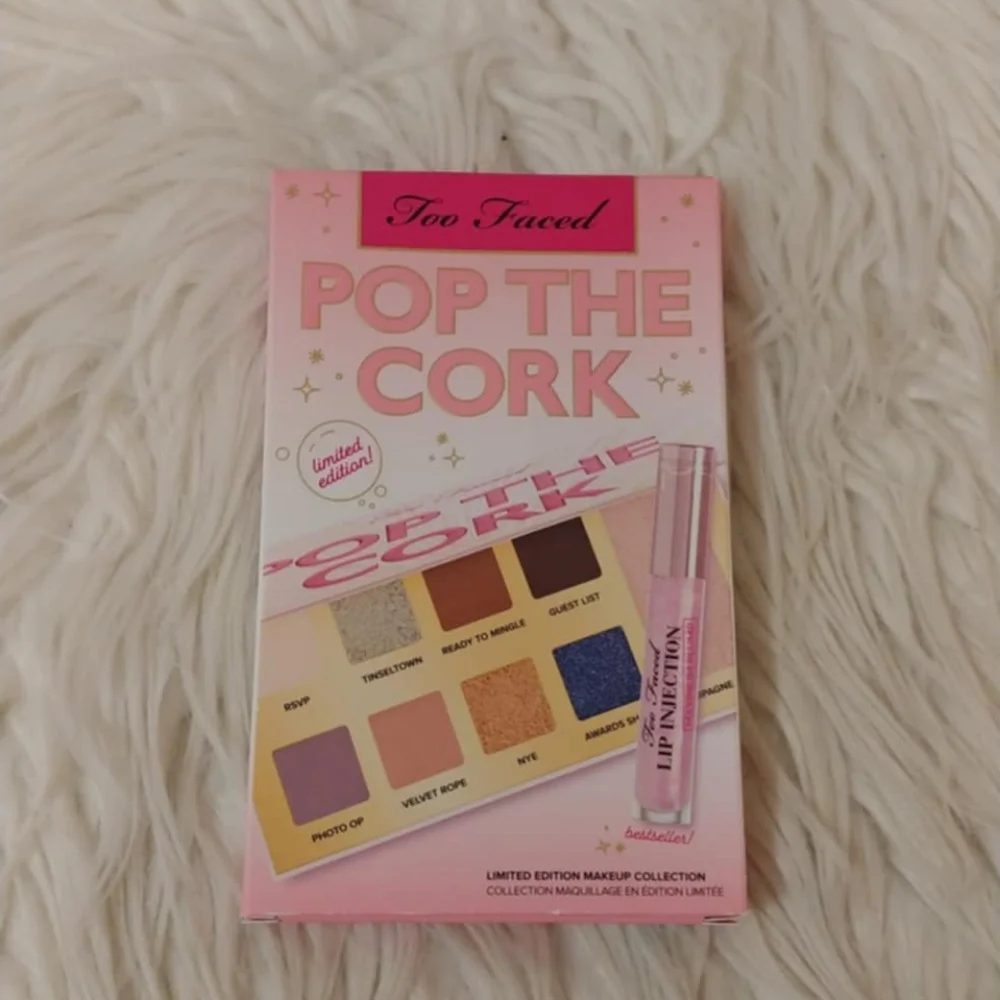 💖FIRM! NWT TOO FACED POP THE CORK LIMITED EDITION MAKEUP SET
